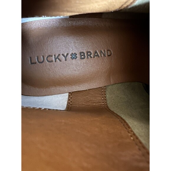 Lucky Brand Women's Lk-Bremma Brown Suede Back Zipper Ankle Boots Size 9 M/ 39 - Picture 9 of 10